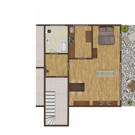 Nettes In Mit Grosser Terrasse By Interhome