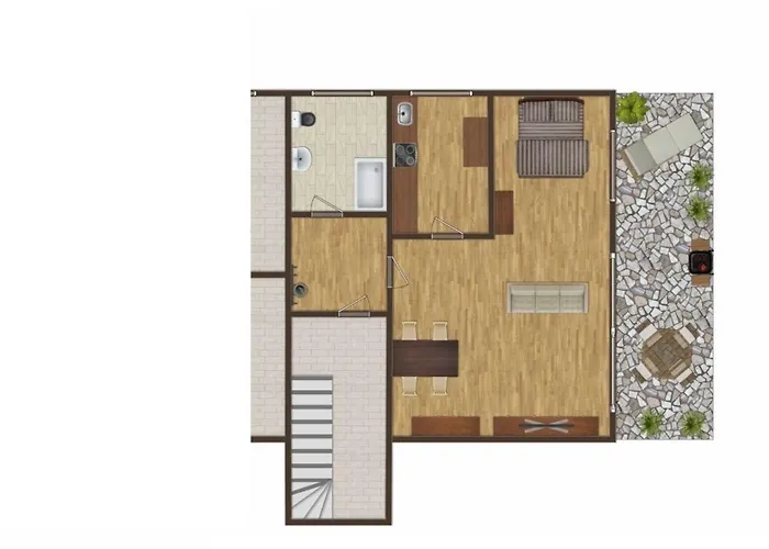 Nettes In Mit Grosser Terrasse By Interhome